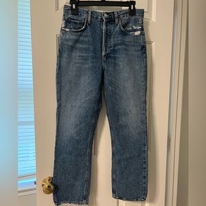 Agolde Riley High Rise Straight Crop size 27